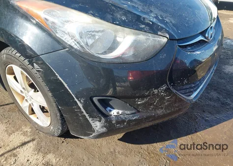 2013 Hyundai Elantra Gls from USA, damaged, VIN 5NPDH4AE9DH385255